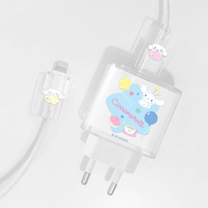 Gambar Charger Case & Cable Protector iPhone 18W 20W Pelindung Kabel Liquid Crystal Soft Roll - Cinnamoroll Edition dari Cassion Official Kota Administrasi Jakarta Barat Tokopedia