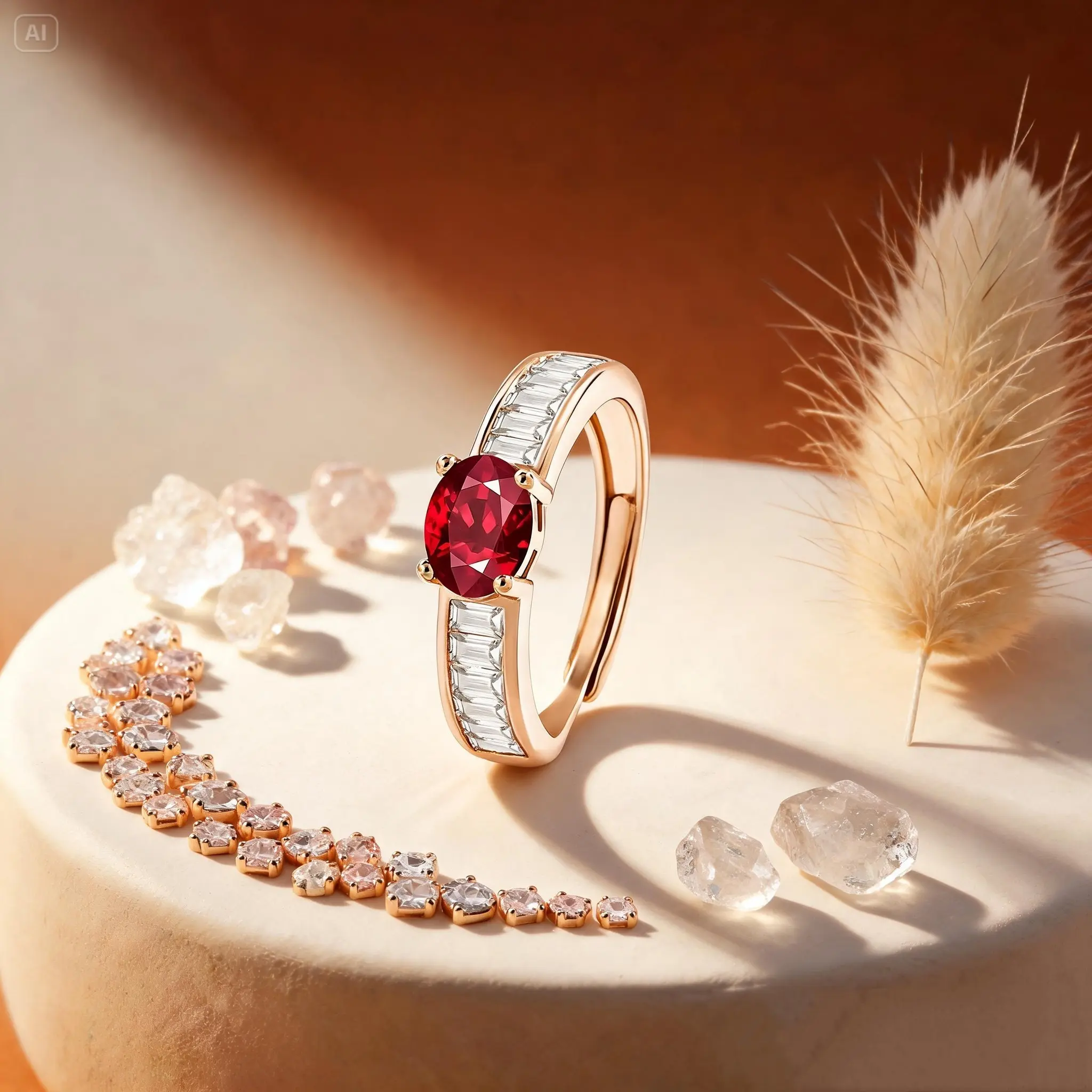 [NEW ARRIVAL] R218 Cincin Red Ruby High Quality