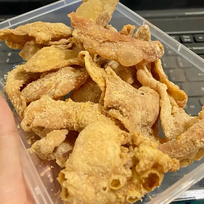 KULIT AYAM CRISPY ORI SNACKMOODS Camilan Enak Camilan bumbu kering asin cemilan bestselleer top Tiktok shop cemilan rekomendasi cemilan viral Rekomendasi snack kulit ayam crispy gurih full bumbu jajanan legend 2