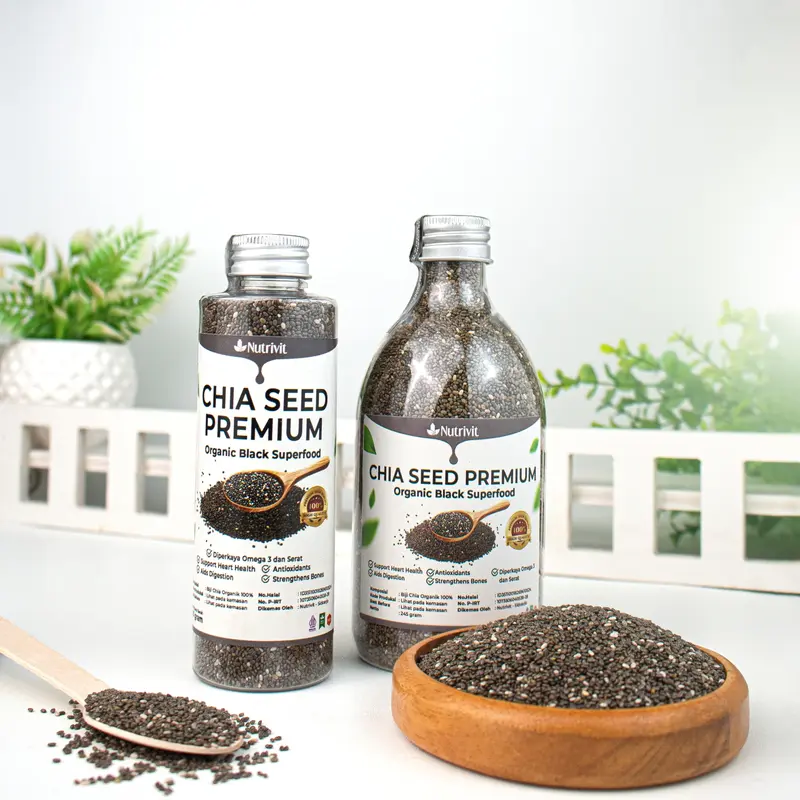 Paket Cuka Apel Original With Mother & Chia Seed Asli Organik 3