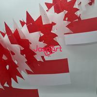 Gambar Garland Kertas HUT RI Tarikan Kertas HUT RI Dekorasi 17 Agustus Merah Putih Kemerdekaan Garlan - GARLAN KERTAS A BUNGA dari Jaspart Kota Administrasi Jakarta Barat 4 Tokopedia