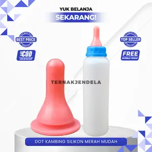 DOT KAMBING MERAH MUDA PANJANG - Dot Untuk Cempe Anak Kambing