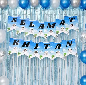 Set Decor Khitan / Tasyakuran Khitan /Banner Khitan/ Decorasi Khitan