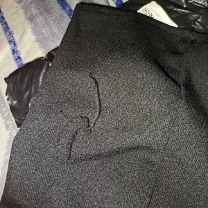 Flare Pants Cutbray Wanita Highwaist Rib Knit Premium Melar Celana Panjang Cewek Hitam Bawahan Nyaman Fleksibel untuk Santai & Formal