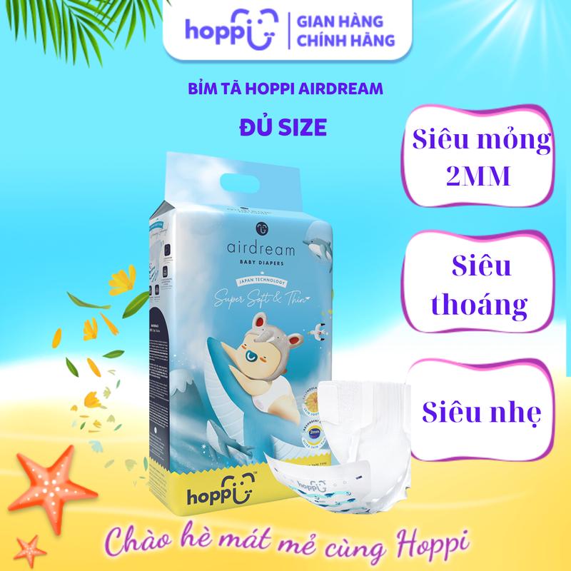 [DEAL LIVE ] Bỉm - Tã Hoppi Airdream siêu mềm mỏng ( đủ các size cho bé )