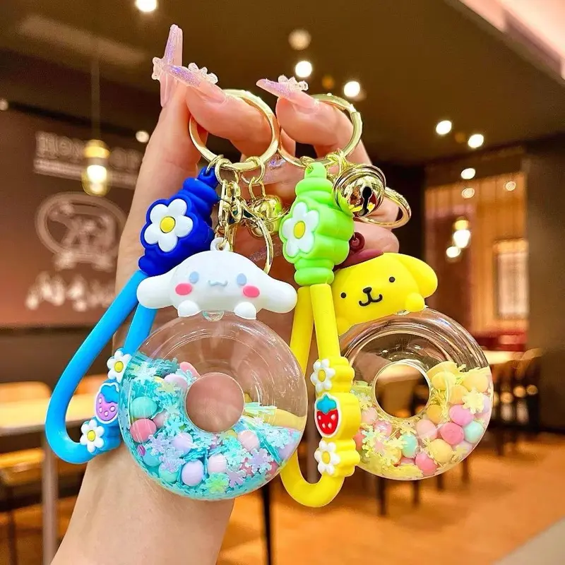 【Ready】Gantungan Kunci Keychain Premium Acrylic Sanrio Kuromi Melody Cinnamoroll 3