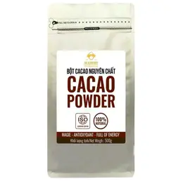 Bột Cacao Nguyên Chất DK Harvest 100g – Chuẩn ISO22000:2018, 11-13% Bơ Cacao | Đậm Vị, Giàu Chất Chống Oxy Hóa, Cải Thiện Tâm Trạng