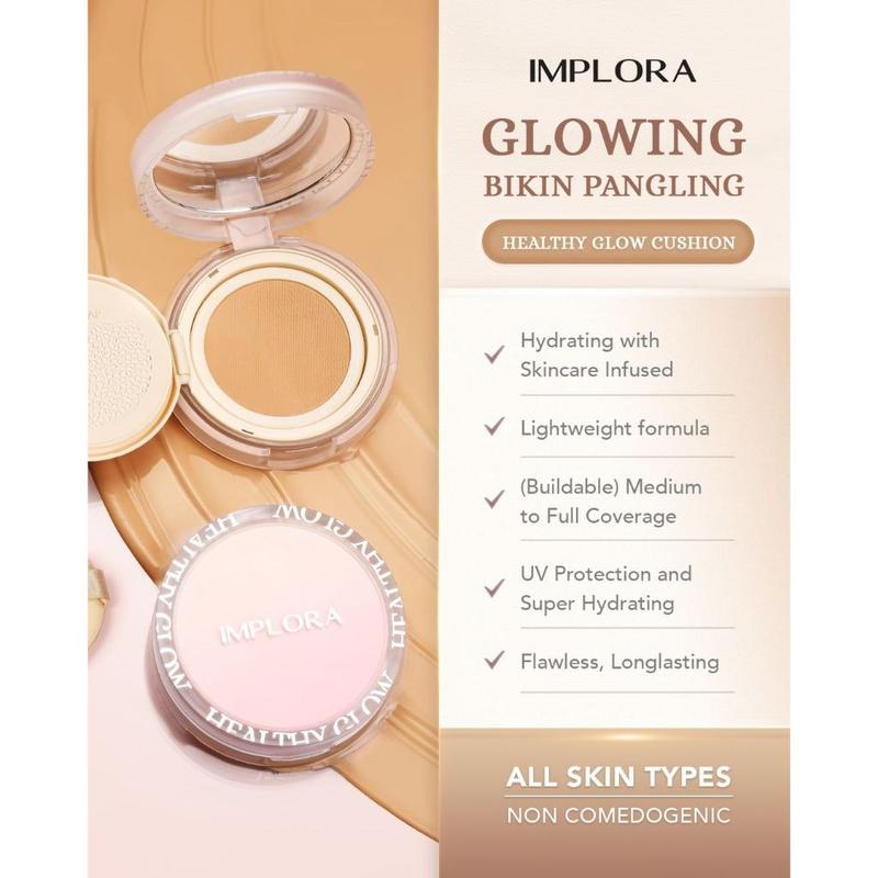 Implora Healthy Glow Cushion Full SIze & Refill Size Netto 13 gr 4