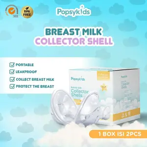 TERMURAH - POPSYKIDS BREAST MILK COLLECTION SHELLS - ALTERNATIF BREAST PAD PENAMPUNG ASI - WADAH PENAMPUNG ASI BOCOR MENYUSUI PADS