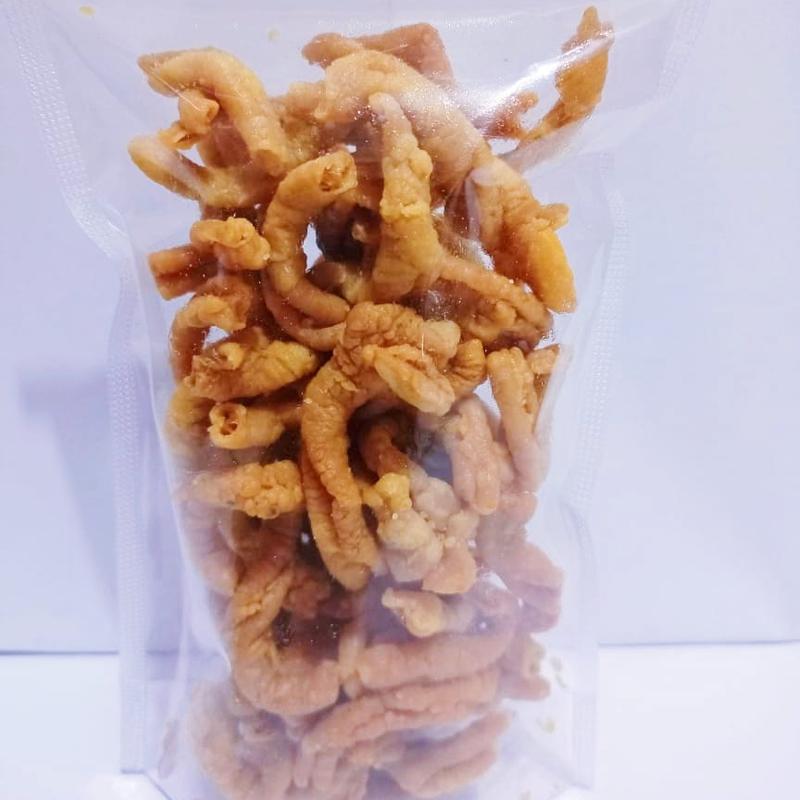 Kripik USUS AYAM CRISPY PEDAS JERUK 100 GR BEST SELLER ( COD ) OYUN KRIUKZZ snack food Chips Keripik Cemilan Makanan Asin 3