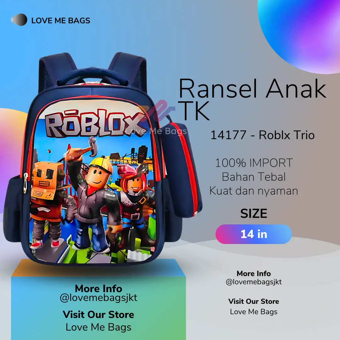 LMB Tas Ransel Anak Sekolah TK Laki Laki Karakter Keren Import Premium Kualitas Gambar Karakter Superhero Timbul 6D Bahan Nilon Tebal Anti Air