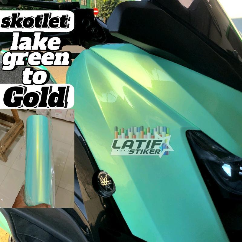 skotlet motor lake green to gold stiker motor hijau lembayun - Shop ...