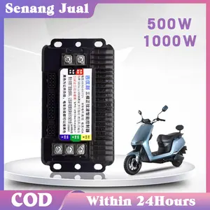 Controler Sepeda Listrik 48-60V 45A 500W 1000W Kontroler Motor Listrik Universal