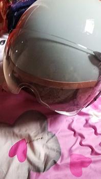 Product Review of HELM BOGO DEWASA KACA PILOT CLEAR MODEL HIJAB RETRO PRIA WANITA LIST BUSA COKLAT FULL LEHER SNI TERBARU MOTORCYCLE from p**u s**6 1