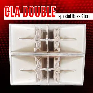 Box Speaker Cla 6 inch Double Tebal 12 inch bahan paket miniatur sound sistem Subwoofer Low Sub Triplek Birch Great A kualitas terbaik