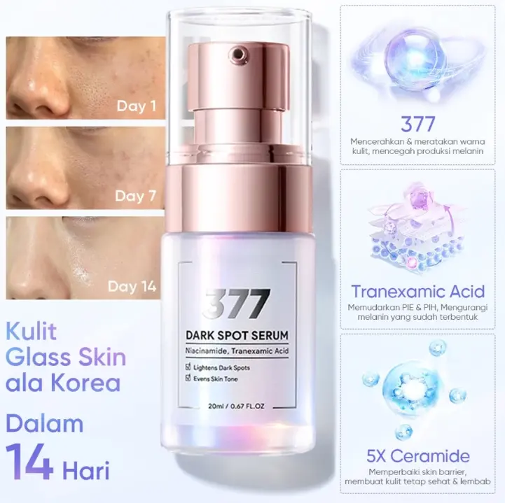 Symwhite 377 Dark Spot Serum 20ml | Niacinamide Serum Mencerahkan Tumpas Komedo Anti-Aging