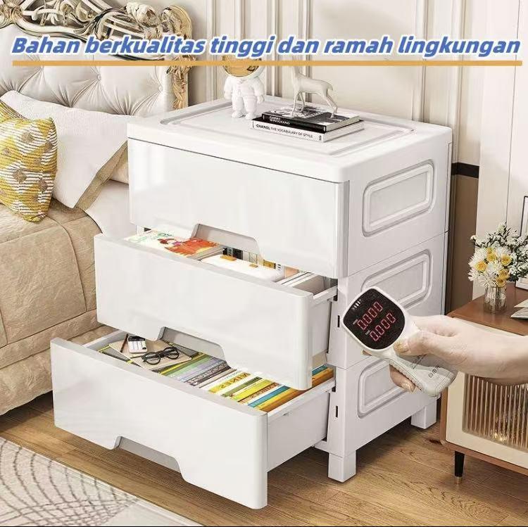 CuteBaby Lemari Pakaian/Lemariplastik/Laci Plastik/Kabinet Drawer Storage CabinetUkuran Jumbo 5 Tingkat Termurah Lemari Penyimpanan