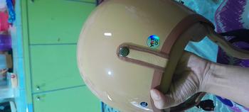 Product Review of HELM BOGO DEWASA KACA PILOT CLEAR MODEL HIJAB RETRO PRIA WANITA LIST BUSA COKLAT FULL LEHER SNI TERBARU MOTORCYCLE from 𝓓**💕 2