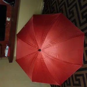 TEBUS MURAH Payung Golf Jumbo Anti UV Premium Rangka Fiber Nylon Polos Semi Otomatis Tahan Lama