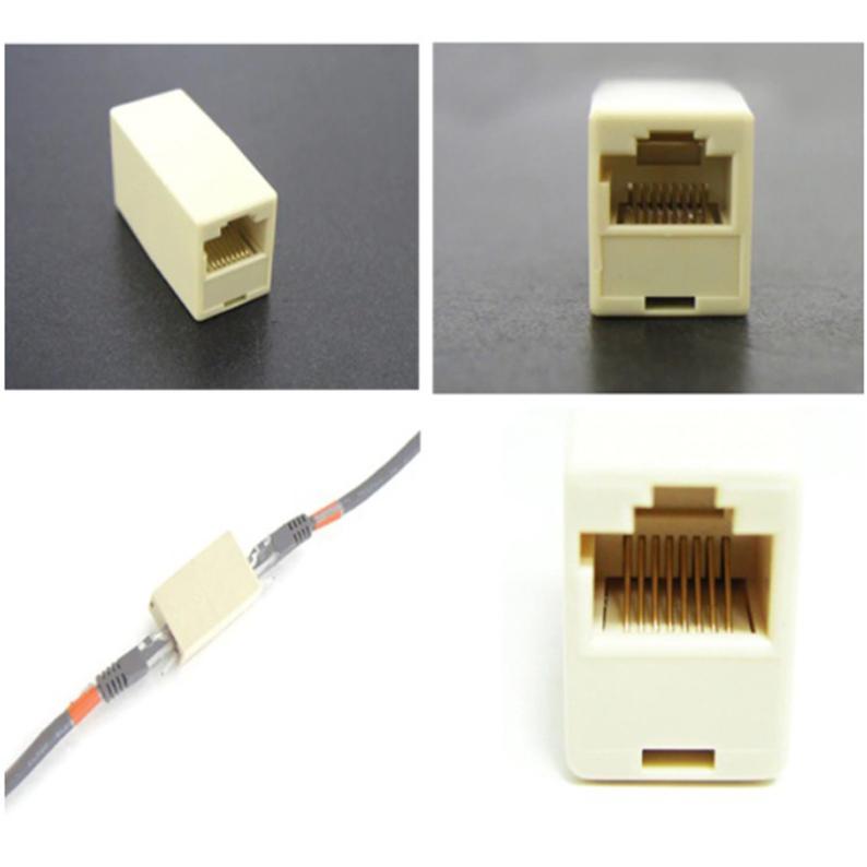 Product Introduction of OKDA RJ45 Coupling CAT7/ CAT6/ CAT5E PVC Ethernet Adapter Network Extender Extension 30