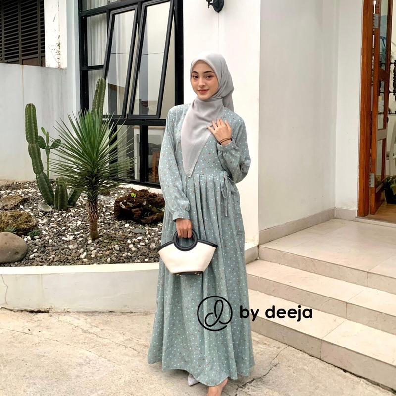 By deeja - Heidy Korean Dress / Midi Dress / Motif Bunga VOL.1 5