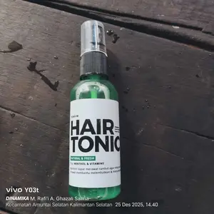 PENUMBUH RAMBUT HAIR TONIC VITAMIN MELURUSKAN RAMBUT PRIA DAN WANITA