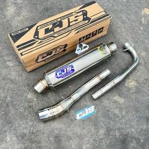 Knalpot Cjs Jenong blue SERIES pnp all bebek Jupiter Blade vega supra x125 kph kharisma Revo absolute dll Free KARDUS EXCLUSIVE  Motor Motorcycle Racing