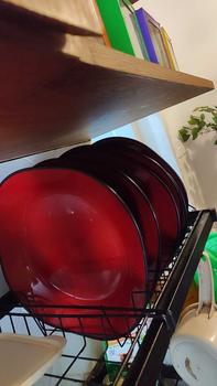 Product Review of [6&12pcs] Piring Plastik NC Segi Sedang 9" & Besar 10" Series Ramen Tempat Makan Hitam Merah Kitchenware from N** K**h 0