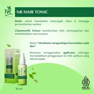 NR Hair Treatment Hair Tonic 200ml | NR Hair Tonic Reactive| NR Conditioner| NR Shampoo Tonik Rambut Rontok 3