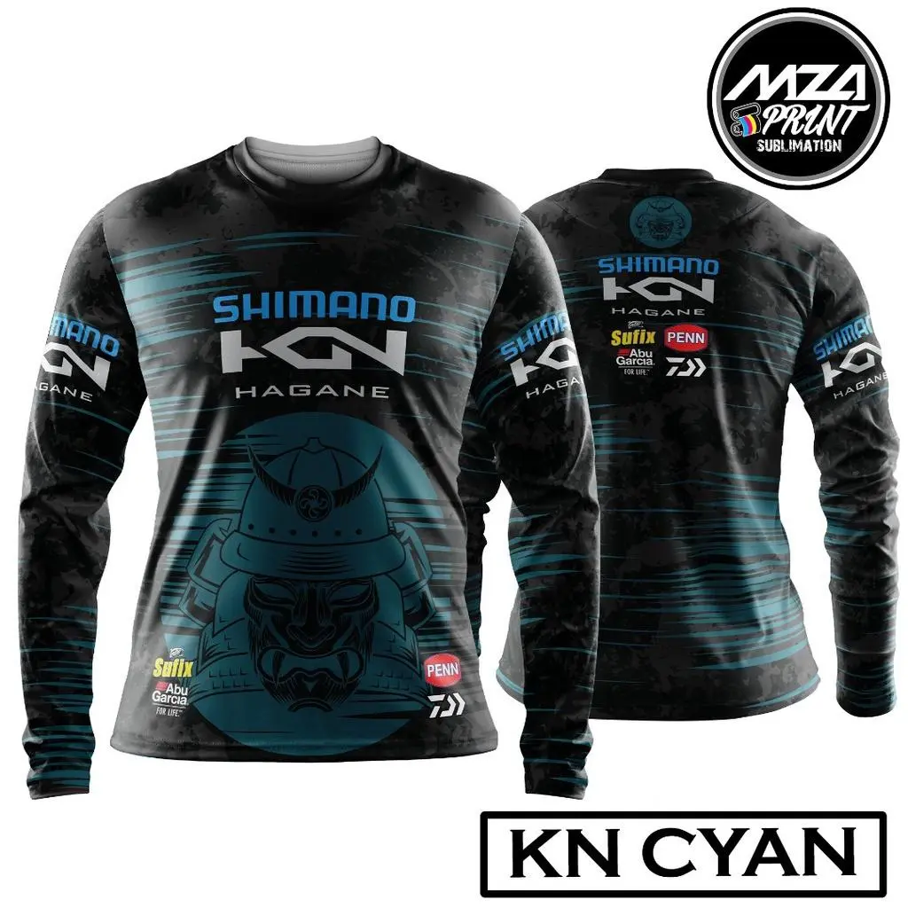 Shimano KN HAGANE Edition Fishing Jersey Sublimation | Clothes Anti-UV Quick Dry Fishing T shirt