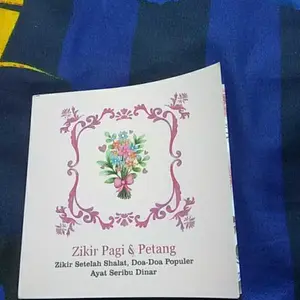 READY STOK!!! Zikir Pagi Petang Buku Saku  || Doa Seribu Dinar || Dzikir Setelah Shalat dan Doa-Doa Penting Dilengkapi dengan Audio, Estetic