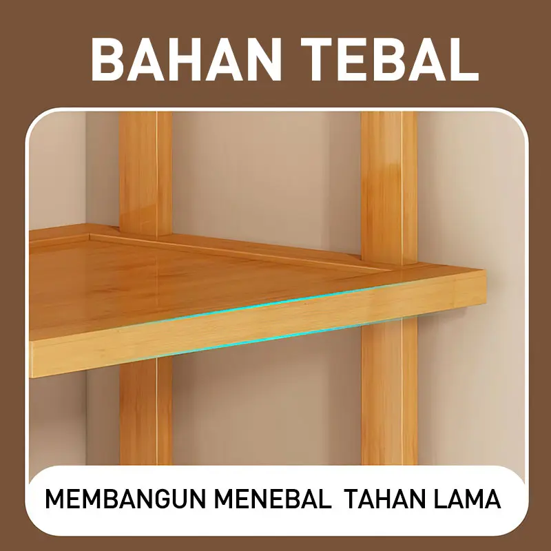 OKE Rak Sepatu 9 Susun Rak serbaguna kayu Rak Serbaguna Tempat Rak Sepatu Tembok Rak Sepatu Minimalis 3
