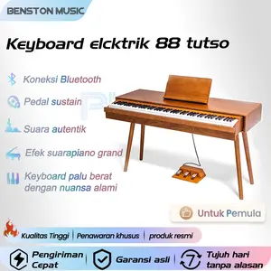 Keyboard elektrik 88 tuts tipe laci kayu solid rumah/keyboard elektrik meja tipe laci pemula