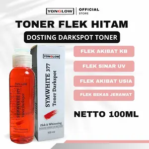 Yonglow Kemasan 100ml Dosis Tinggi Toner Flek Symwhite 377 Darkspot BPOM Penghilang Melasma Hiperpigmentasi Noda Bintik Hitam Wajah