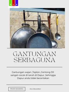 Gantungan Wajan Murah Terbuat dari Besi SNI