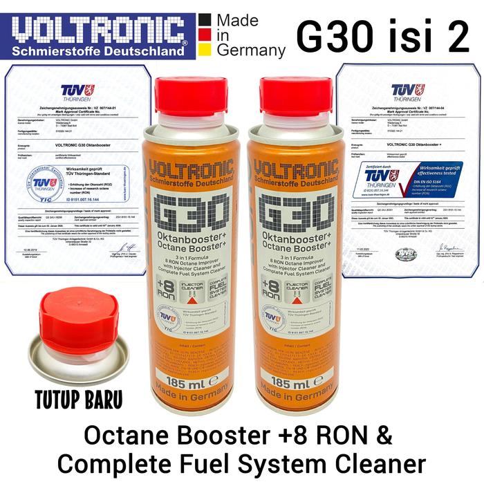 Gambar VOLTRONIC G30 - Octane Booster 8+ RON & Fuel Cleaner (Bundling isi 2) dari Voltronic Indonesia Official Kota Administrasi Jakarta Barat Tokopedia