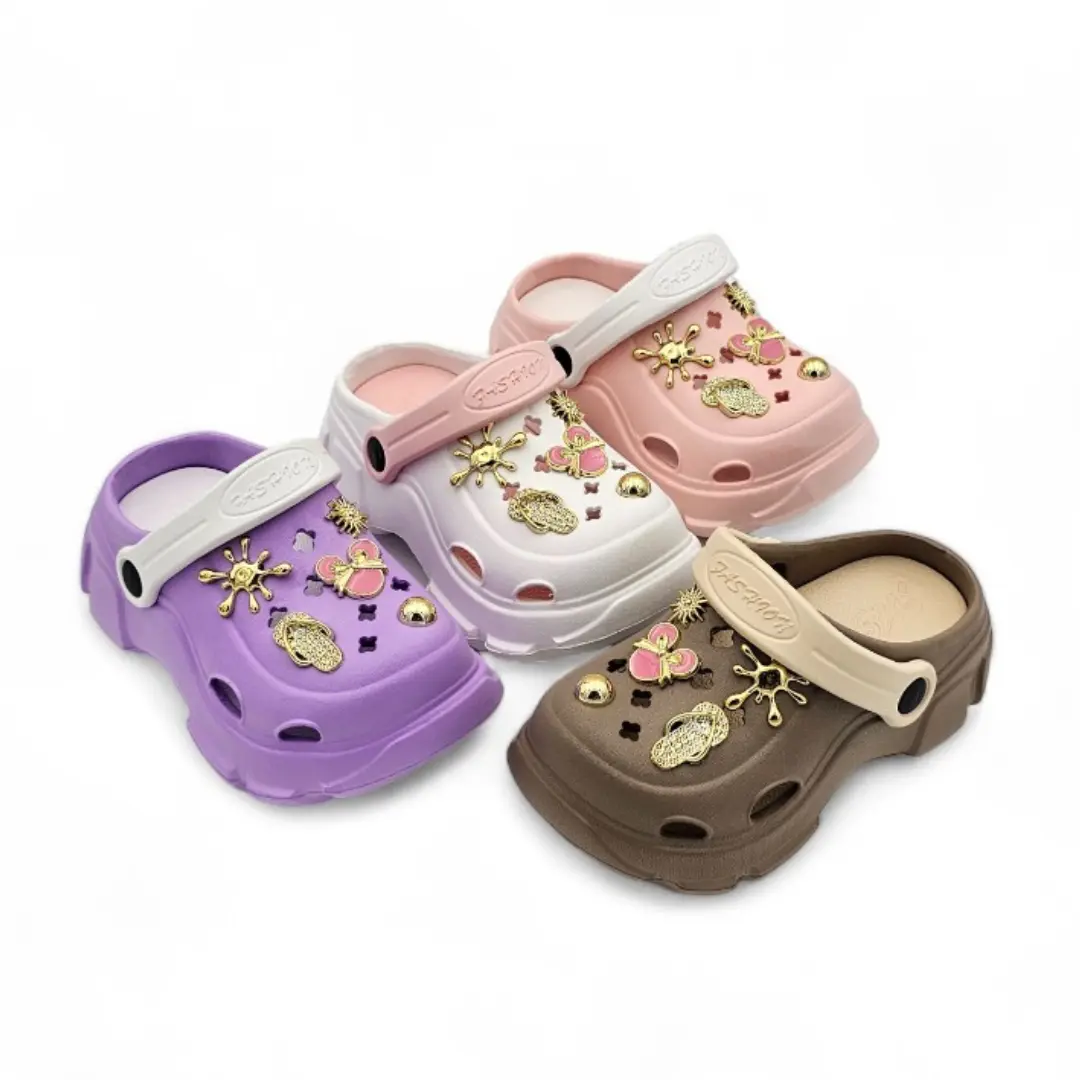 Sandal Anak Perempuan Sendal Selop Baim Karakter Fashion Bahan Karet EVA Lembut Empuk dan Ringan
