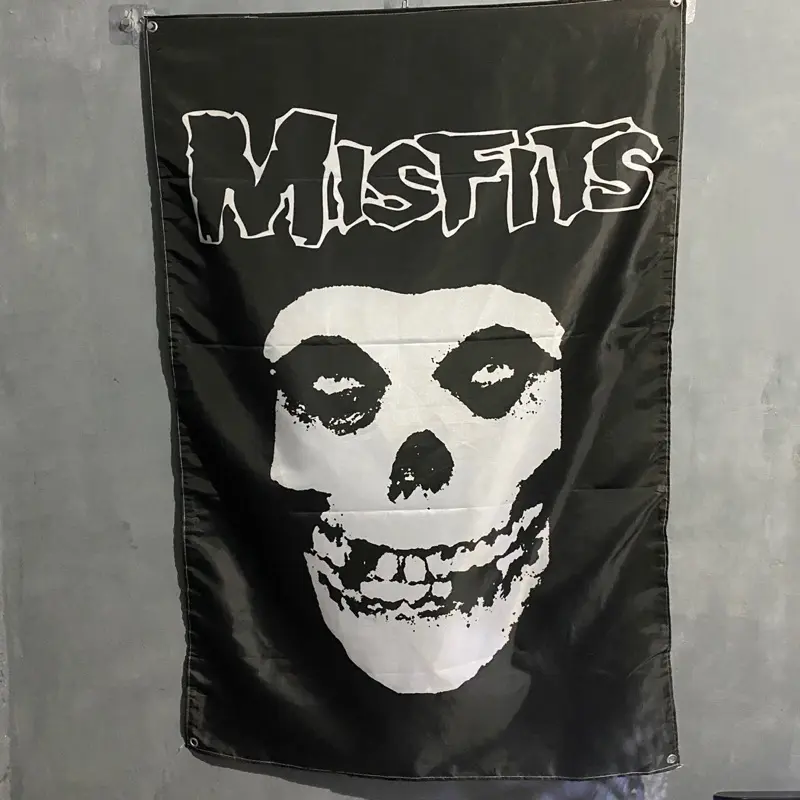 Miniflag/Poster kain/Tapestry/banner/Bendera band Misfits