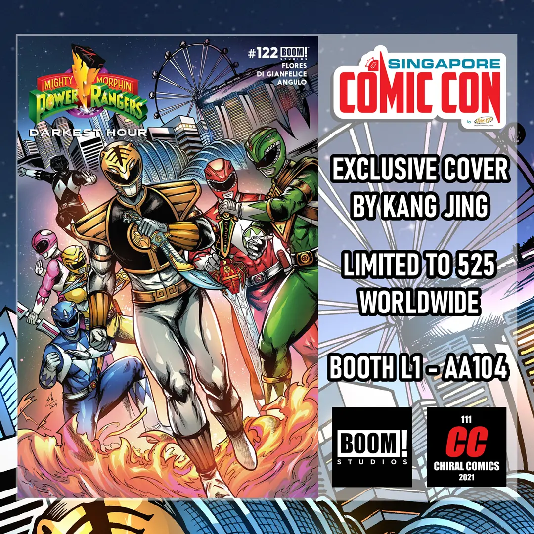 Mighty Morphin Power Rangers #122 Singapore Comic Con Exclusive (BOOM! Studios)