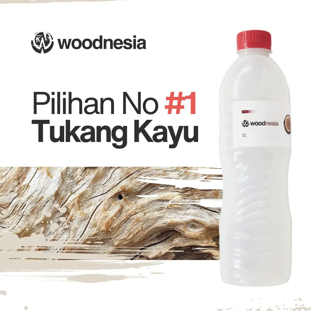 Sanding Sealer Sending Kayu dan Rotan 2in1 Waterbased Top Coat Woodnesia 500gr Woodstain