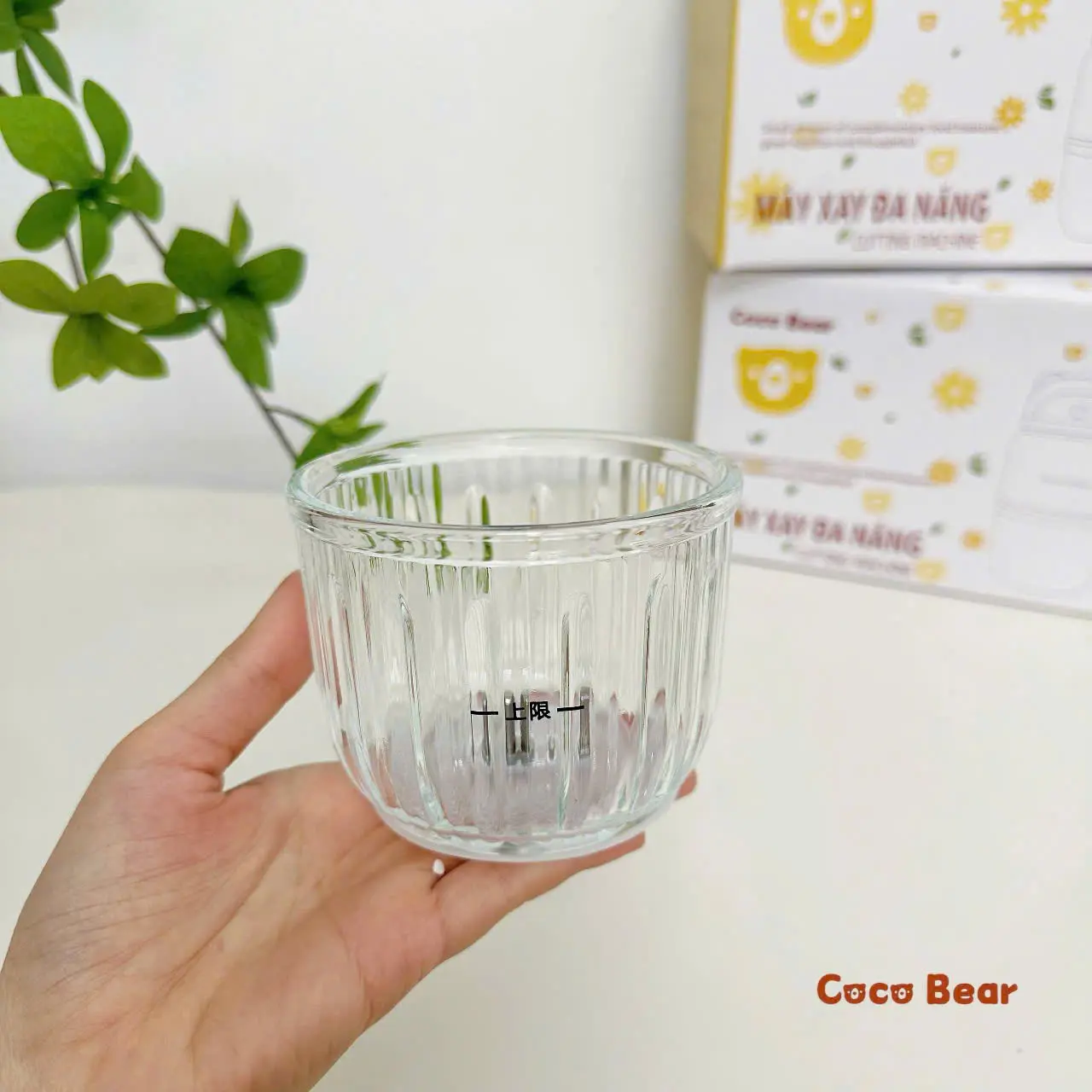 Cối Thuỷ Tinh Thay Thế Cho Máy Xay Cocobear-Máy Xay Hattiecs Cho Các Mẹ