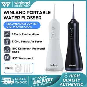 Winland Water Flosser Tooth Flosser Aquapulse Untuk Membersihkan Sela Gigi dan Karang Gigi Secara Sempurna