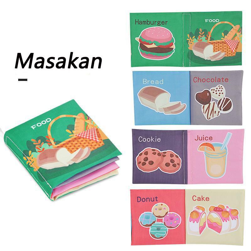 6 Buku Kain Bahasa Inggris Bayi: Mainan Edukatif Montessori untuk Stimulasi Awal, Membangun Minat Membaca Sejak Dini 5