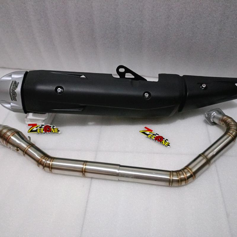 Knalpot Standar Racing Copy MX King Fulset Pipa 32 35 38 50 Motor Stainless Las Robotik - Motorcycle 6