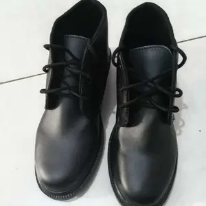 SEPATU PANTOFEL FORMAL PDH PRIA KULIT BOOT KARET