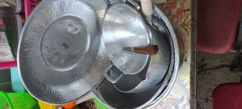 Product Review of paket wajan 20 cm dan 24 cm alumunium tempa penggorengan tebal anti lengket Alat Dapur Kitchenware from l**i 1