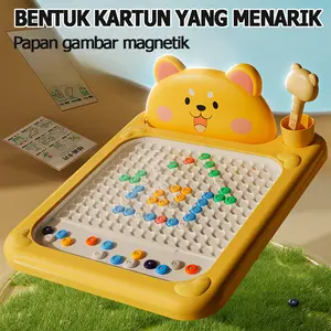 Papan Puzzle Magnetik Kartun Shiba Inu Lucu – Dilengkapi Magnet Warna-warni, Bahan Aman, Mudah Dipasang Lepas. Latih Kreativitas & Kemampuan Motorik Halus Anak. Desain Ringan Portable, Mainan Edukatif Seru untuk Membuat Pola Sendiri!