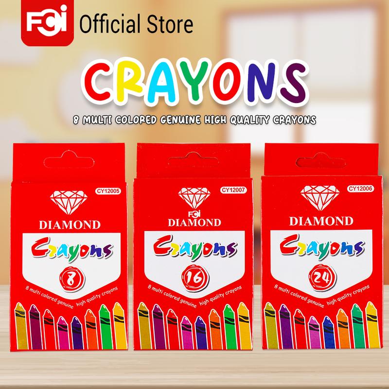 FCI Land Toddler Crayons, 8 /16/24Colors Non Toxic Washable - TikTok ...