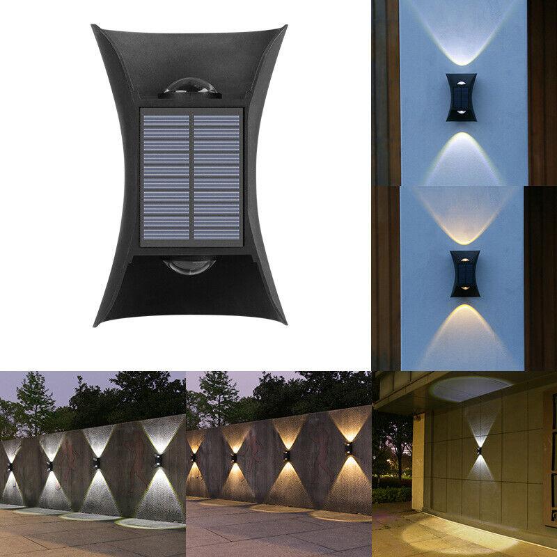 Product Introduction of Outdoor Solar Wall Light Fence Lamp Garden Yard Patio Street Pathway Deck Lighting Decor Wall Lamp Waterproof 22