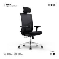 Gambar Pexio Marlo Kursi Kantor Ergonomis Hitam - Hitam dari Pexio Ergonomic Kota Administrasi Jakarta Barat 1 Tokopedia